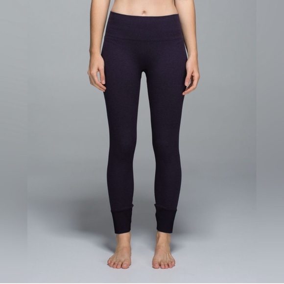 Lululemon Ebb To Street Pant 25"(Heathered Black Grape) - Picture 1 of 10